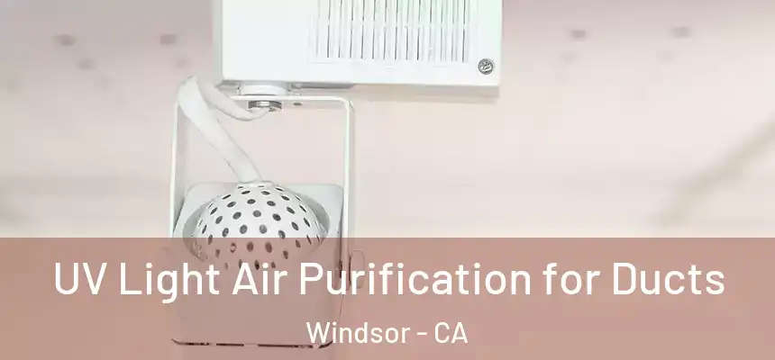 UV Light Air Purification for Ducts Windsor - CA
